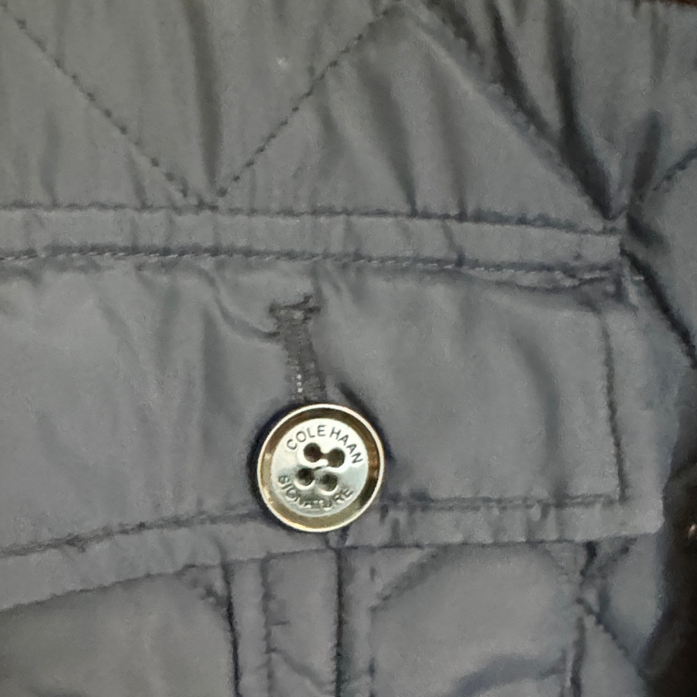 Cole Haan Men's Quilted Blue Jacket - Picture 7 of 9